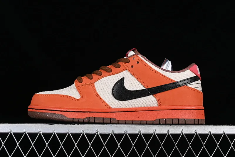 All Categories Nk SB Dunk Series Nk SB Dunk Low Low-top sneakers Pure original version NK SB Dunk Low "Un-Hemp" Orange hemp SB low-top casual sneakers 313170-101